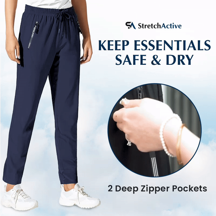 StretchActive - Women's Ultra Stretch Breathable Casual Pants