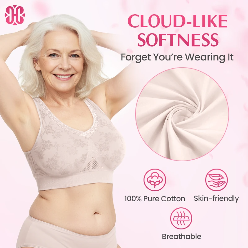 Hana Bra - Pure Comfy Buttonless Lifting Bra