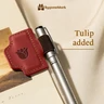 BygoneMark - LAST DAY 70% OFF - Personalized Magnetic Leather Pen Holder Bookmark